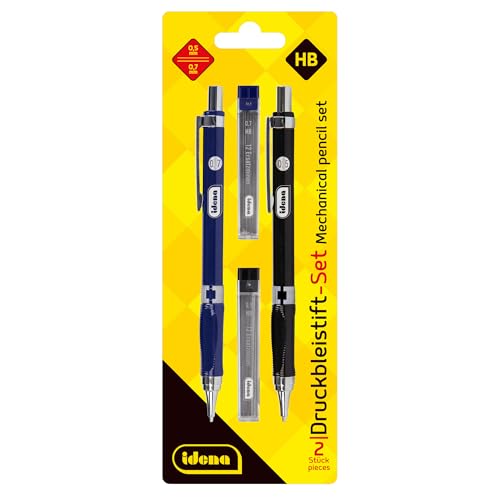 Idena 12145 - Set di matite meccaniche, 2 pezzi, 0,5
