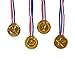 Yilistore 12 Pack Gold Winner Medals, Sports Competition Awards with Ribbon for Halloween Cosplay Favors, 4 Styles, 3.7g Each, 3.6cm