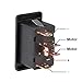 UXCELL Universal 5 Pin Car Window Switches - Master Rocker Switch Wiring Harness Momentary Glass Lifter DC 12V
