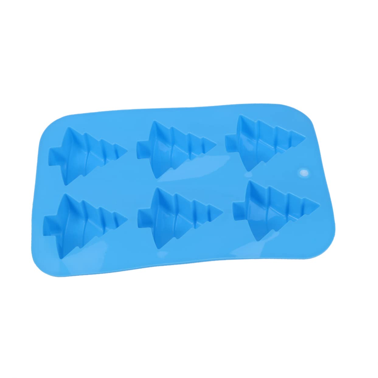 MAGICLULU 3pezzi Stampo Silicone Per Dolci Forma Di Albero Di Natale Cavità Antiaderenti Adatto Per Cioccolatini Gelatine Biscotti e Fondente Silicone Alimentare Facile Da Pulire Blu