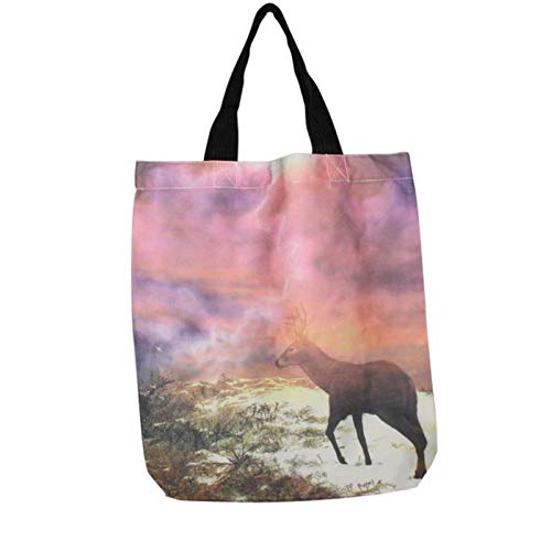 Sac en coton XL cerf Freak Scene grand cabas en toile épaisse de qualité