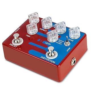 OUSIKA Pédale d’effet de Guitare à Retard de Distorsion True Bypass Accessoires de Guitare Pièces de Guitare Pédale d’effet de Guitare en Alliage d’aluminium Tuner - Les Beatles, Paul McCartney, John Lennon, RIngo Starr, George Harrison OUSIKA Pédale d'effet de Guitare à Retard de Distorsion True Bypass Accessoires de Guitare Pièces de Guitare Pédale d'effet de Guitare en Alliage d'aluminium Tuner – Image 3