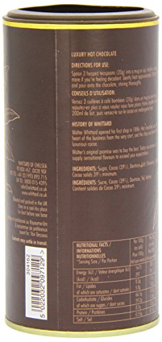 Whittard of Chelsea - Luxury Hot Chocolate - Milk Chocolate Mix, Vegetarian, Vegan Friendly, Baking Cocoa (350g, 1ct) - Thumbnail 4