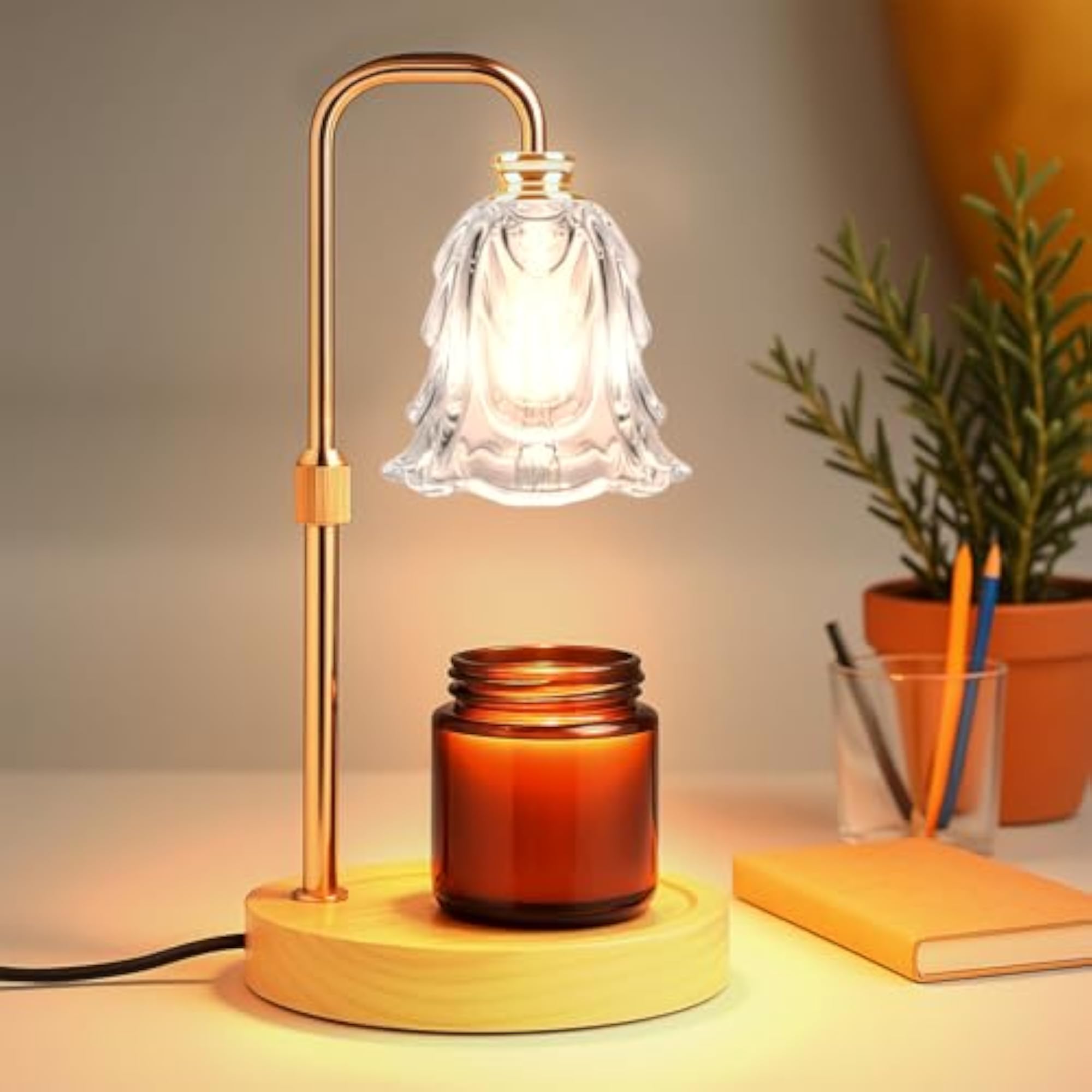 Dimmable Candle Warmer Lamp with Timer
