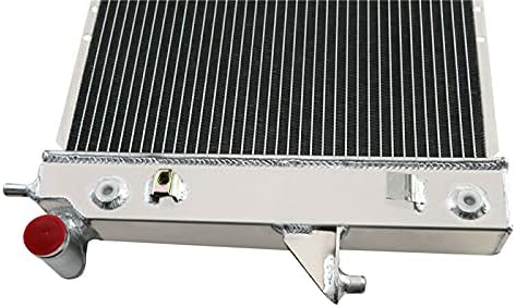 ECMRAD Racing Aluminum Radiator Replacement for 1994-2002 Saturn SC1 SC2 SL SL1 SL2 SW1 SW2 L4 1.9L 1999 2001 1998 1997, Silver