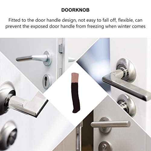 Capa protetora para maçaneta da Yardwe 10 peças de malha de crochê para maçaneta protetora