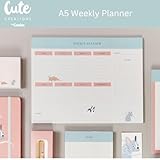 Cute Creations Dog Lovers Stationery Gift Set, 7 Piece Collection, A4/A5 Size, Includes Notebook, Planner, Notepad, Pen, Sticky Notes (Dachshund Gift Set) - Image 5