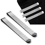 Dreamil Nähen Hem Clip,20 Stück Nähklammern Edelstahl,Stoff-Clips,Hemming Clips,Nähen Messlineal,Saummarker Nähbedarf und Zubehör(7.5 cm)