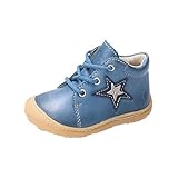 RICOSTA Schnürhalbschuh Kinderschuhe Mädchen Pepino Romy 711222500, Größe Schuhe Kinder:24, Farbe Ricosta:Blau