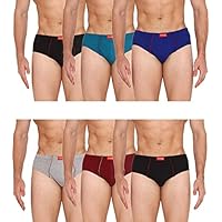 VIP Frenchie Plus Men’s Cotton Brief (Pack of 6)