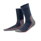 Living Crafts Wandersocken 35/37, grey melange