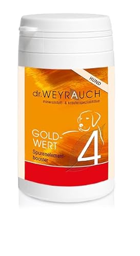 Dr. Weyrauch Nr. 4 Goldwert | 60 Kapseln | Ergänzungsfuttermittel für Hunde | Mit Spurenelementen