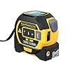 Misura di Nastro Laser Geevorks Telemetro Laser 60 m 3 in1 5m Misuratore di Nastro Righello Display LCD con Retroilluminazione Misuratore di Distanza Dispositivo di Misurazione(senza batteria)