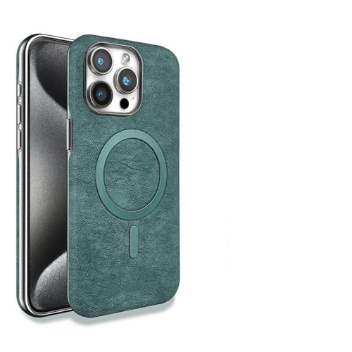 Étui magnétique en cuir de qualité premium pour iPhone 14 et 15