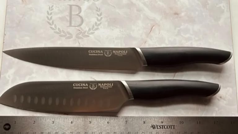 Miniatura 3 de Juego de cuchillos de cocina de alta calidad de 15 piezas  Incluye cuchillo de chef, cuchillo de pan, cuchillo de cortar, cuchillo sankotu, cuchillo