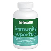Hi-Health Immunity Superfuel, Natural Immune Support Formula with Powerful Antioxidant Vitamins, 120 Capsules