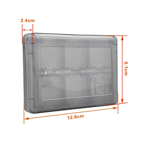 26-In-1 Game Holder Card Case With Fits Up To 22 Games 2 Sd Cards 2 Micro Sd/Tf Cards And 2 Stylus Pens For New 3Ds / New 3Ds Xl / New 3Ds Ll / 3Ds Xl -Black #TOP1