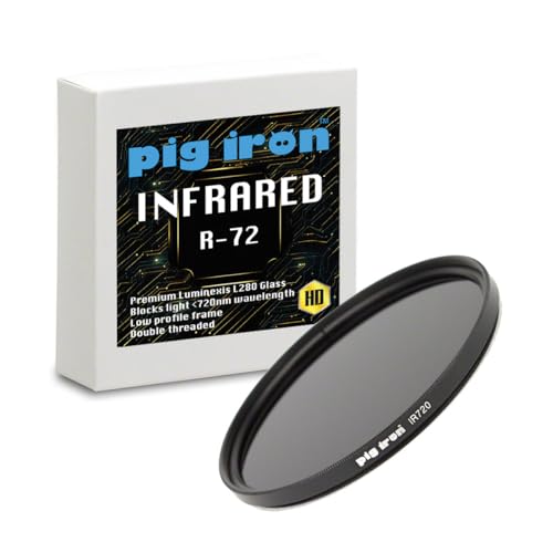 Filtre infrarouge R72 62mm 720nm pour appareil photo reflex et hybride
