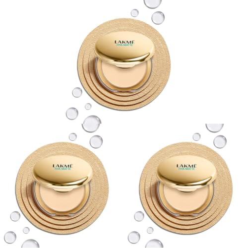 Image of Lakme 9to5 Hya Matte Pressed Powder Ivory 9gm (Pack of 3)