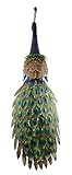 Green Jem Pfau Metall Garten Dekoration, Mehrfarbig, 66 x 38 x 96 cm - 4