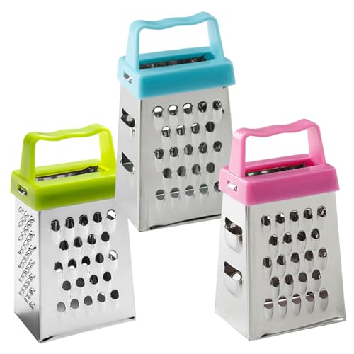Set de 3 Ralladores Pequeños de Acero Inoxidable miniatura 1