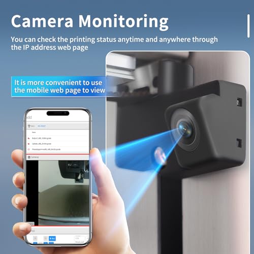 MALYAN M200 Ultra 3D Drucker, Max 600mm/s Hochgeschwindigkeits Drucker mit Full-Auto Leveling Out of The Box, KI-Überwachung mit Kamera, Schnellwechseldüse + PEI-Platte, Druckgröße 180x180x180mm