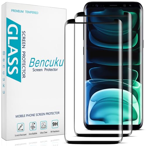 Bencuku (2 Pack) Screen Protector for Samsung Galaxy S9 Plus Tempered Glass