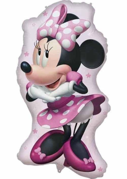 Procos - Supersized Foil Balloon Minnie Mouse Disney, Balloon for Air Or Helium Filling, Gift, Decoration