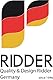 Ridder Wien Duschstange ohne Bohren, Klemmstange, Duschvorhangstange, Aluminium, Chrom, Ø 25 mm – 70-115 cm