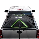 NOVSIGHT Truck Bed Cover, Waterproof Truck Bed Cover with 10PCS Heavy Duty Tie-Down Straps with Hook