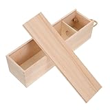 Portable et pratique : la poignée facilite le transport, idéal pour les réunions en intérieur comme pour les pique-niques en extérieur, étui pour une bouteille, caisses à vin en bois avec poignées