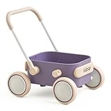 Kidpop PULA 2-in-1 Push and Pull-Along Wagon, Baby Push Walker for First Learner from 7 Month to 4 Year, One Year Birthday Gifts, Sturdy and Safe, Indoors and Outdoors (Purple)