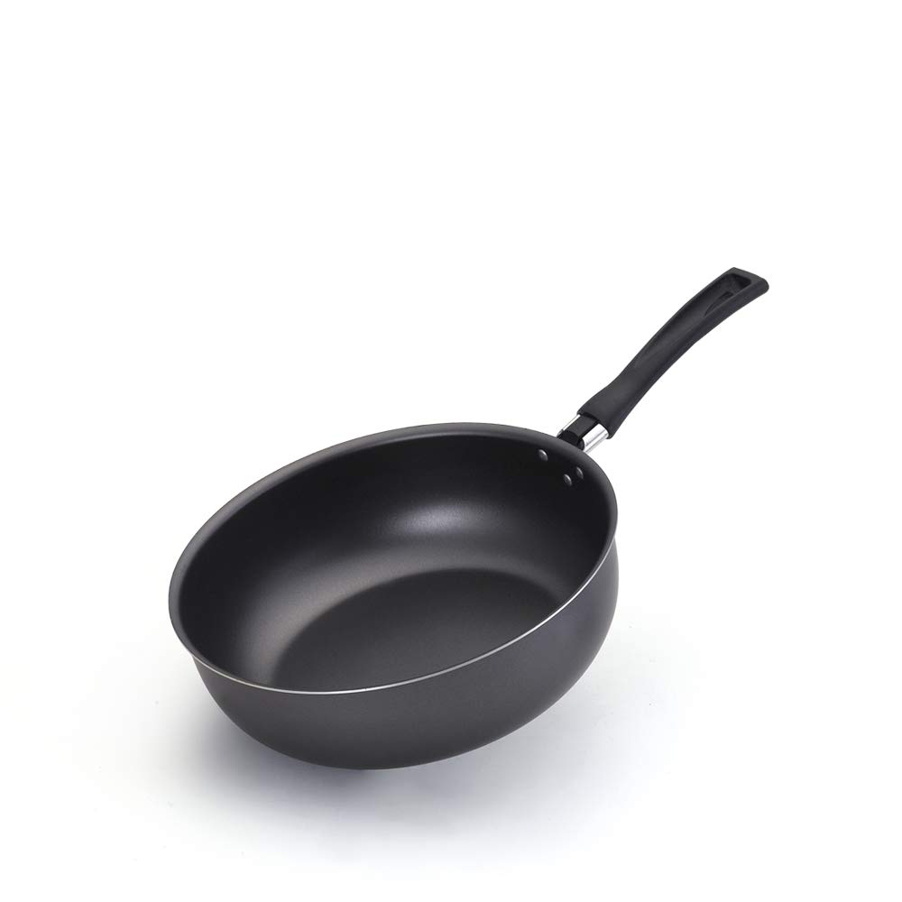 Frigideira Wok Com Cabo - Extra-flon Nº24 Aluminio Oliveira Frigideira Wok Com Cabo -