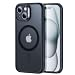 Produktbild ESR für iPhone 15 Plus Hülle Set (5 in 1), durchscheinende Matte Hülle mit Displayschutzfolie und Kameraschutz, kompatibel mit MagSafe, Militärnorm Schutz, Classic Serie, Mattiertes Schwarz