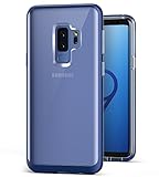 Galaxy S9 Plus Case :: VRS :: Transparent Crystal Thin Cover :: Clear Slim Fit :: Hard Drop Protective Bumper for Samsung Galaxy S9 Plus (Crystal Bumper - Deep Sea Blue)