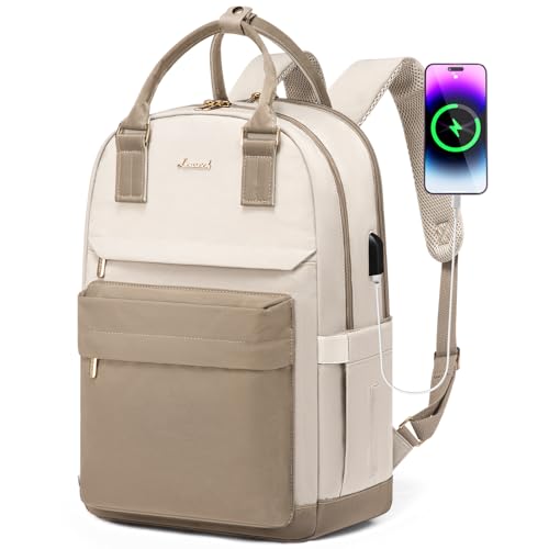 LOVEVOOK Laptop Backpack for Women 17.3 Inch,Cute Backpack Laptop Bag with USB Port,Waterproof Travel Backpack Purse Teacher Nurse Bag Fashion Computer Bag for Work