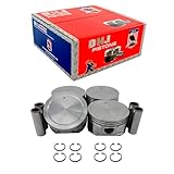 DNJ P317.40 Oversize Piston Set for 2000-2008 Chevrolet, Oldsmobile, Pontiac, Saturn Alero, Cavalier, Classic 2.2L L4 16V DOHC 2198cc