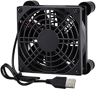 GDSTIME 92mm Fan USB Cooling Fan 92mm Computer Fan 92 x 25mm Router Fan 92mm Case Fan Cooler For DVR TV Box Cabinet Exhaust ventilation Fan Replacment