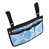 Protège vos objets de valeur lors de vos déplacements : la pochette de rangement pour fauteuil roulant offre un espace sécurisé avec des fermetures éclair fiables pour protéger portefeuilles, papiers d’identité, argent et autres objets essentiels lors de vos voyages ou sorties quotidiennes. pour fauteuil roulant manuel