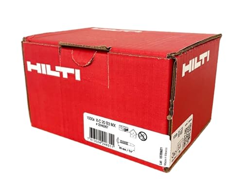 Amazon.co.jp: HILTI ヒルティ BX 3用ピン (連発) X-C 20 B3 MX 1000本
