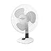 Orbegozo TF 0123 - Ventilador de sobremesa, movimiento oscilante, 2 velocidades de ventilacion, diámetro hélice 23 cm, asa, 25 W, piloto luminoso LED, blanco