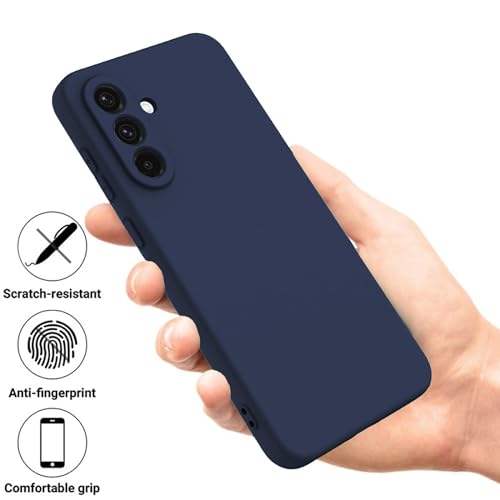 Image of FIRST MART Matte Silicone Back Cover for Samsung Galaxy S26 - Blue
