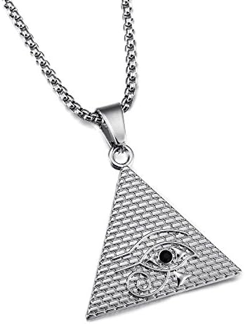 putouzip Men's 18K Gold Plated CZ Fully Iced Out Cartoon 316L Stainless Steel Pendant