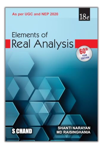 Image of ELEMENTS OF REAL ANALYSIS 18E