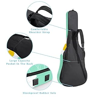 Housse de protection en éponge épaisse imperméable pour guitare acoustique électrique basse classique, Multicolore 08… - Les Beatles, Paul McCartney, John Lennon, RIngo Starr, George Harrison Housse de protection en éponge épaisse imperméable pour guitare acoustique électrique basse classique, Multicolore 08… – Image 3
