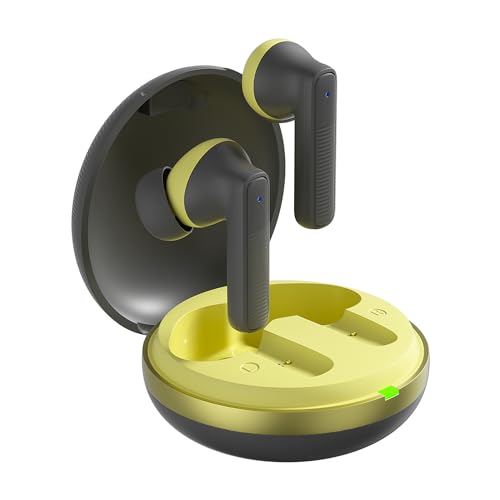 amazon basics TWS in-Ear Earbuds (AB-T17) with Fast Charging up to 70 Hours of Playtime | Dual 13mm Driver | IPX4 Water-Resistance | Bluetooth 5.3 | C