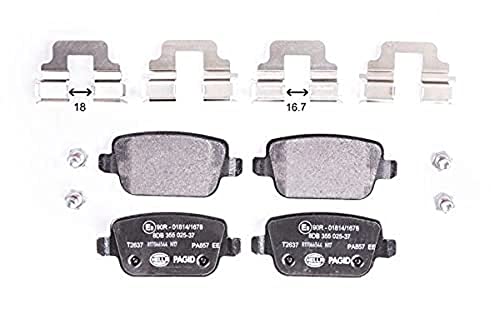 Hella Pagid 8Db 355 025-371 Kit Pastiglie Freno,T2637,Spessore,15.7Mm,Sistema Frenante,Trw,Non Predisposto Per Contatto Segnalazione Usura,Per Es. For
