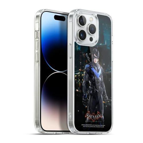 Head Case Designs Officially Licensed Batman Arkham Knight Nightwing Characters Gel Case [Military Grade Protection] Compatible with Apple iPhone 13 Pro Max