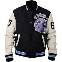 Mens Venom Detroit Beverly Hillscop Wool Black & Blue Bomber Jacket Tom Hardy Baseball Varsity Jacket 2XS-4XL