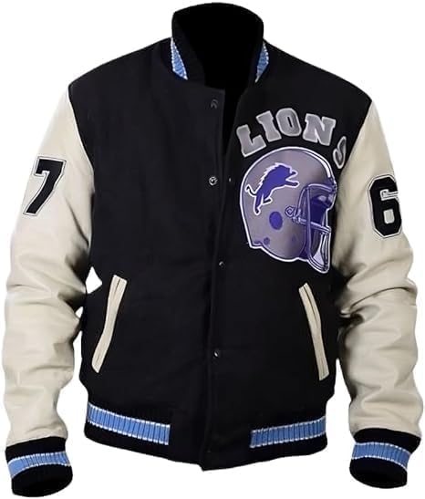 Męska kurtka bomberka Venom Detroit Beverly Hillscop wełniana czarno-szara kurtka bomberka Tom Hardy Baseball Varsity kurtka